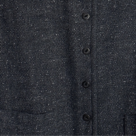 Vintage A Line Anne Klein sz 12 vest, tweed look, gray, fully lined, classic - Picture 2 of 12